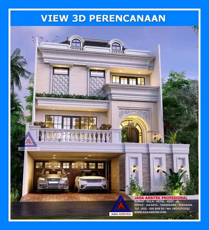 Jasa Kontraktor Rumah 3 Lantai Bekasi