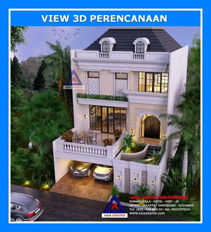 Jasa Kontraktor Rumah 3 Lantai Bekasi