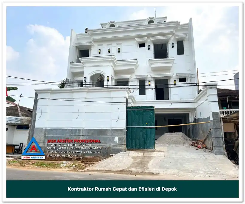 view depan bangunan Kontraktor Rumah Cepat dan Efisien di Bojongsari Depok, kontraktor rumah, jasa kontraktor, jasa kontraktor rumah, kontraktor bangun rumah, kontraktor rumah mewah, kontraktor bangunan, jasa kontraktor bangunan