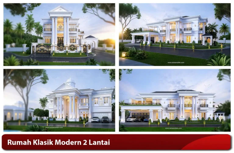 Rumah Klasik Modern 2 Lantai