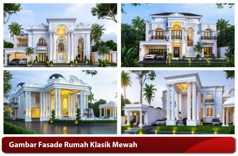Gambar Fasade Rumah Klasik Mewah