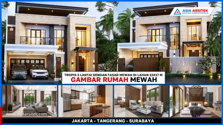 Gambar Rumah Mewah Tropis 3 Lantai – Kontraktor terpercaya dengan layanan profesional, harga terjangkau, dan hasil berkualitas untuk hunian impian Anda
