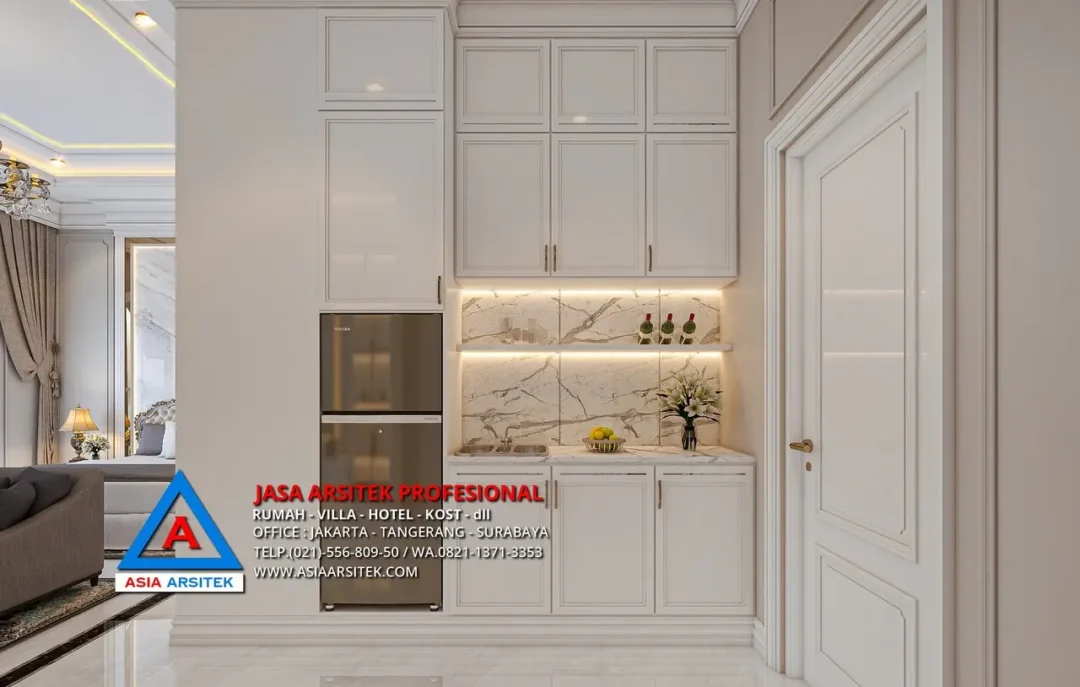 pantry kamar Jasa Arsitek Desain Rumah Mewah Klasik 2 Lantai di Tulungagung Jawa Timur, jasa desain rumah, jasa arsitek rumah, jasa desain interior, jasa desain rumah Tulungagung, jasa arsitek rumah Tulungagung, jasa arsitek Tulungagung 