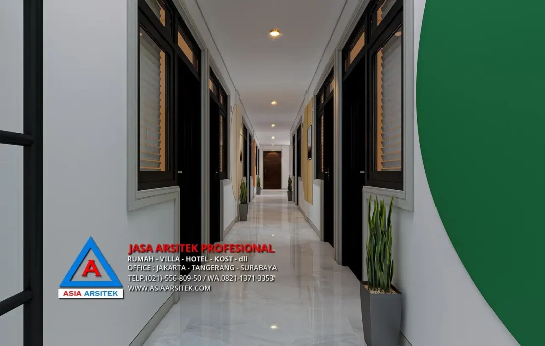 selasar Jasa Desain Rumah Kost 2 Lantai di Kulon Progo Yogyakarta