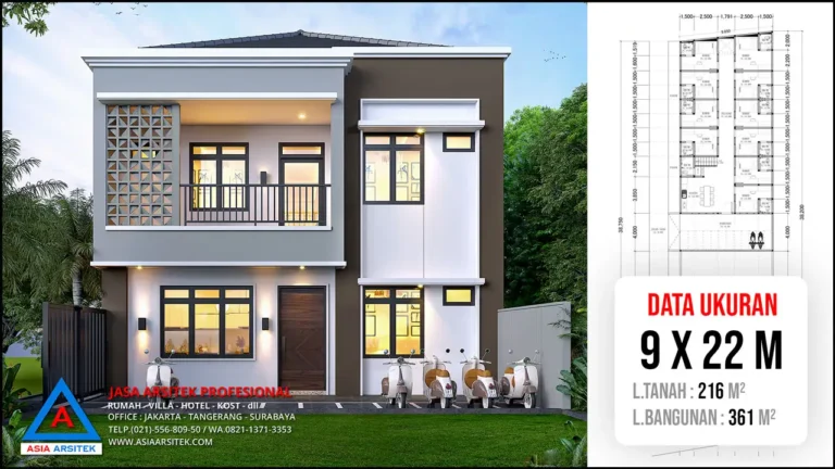 hd Jasa Desain Rumah Kost 2 Lantai di Kulon Progo Yogyakarta
