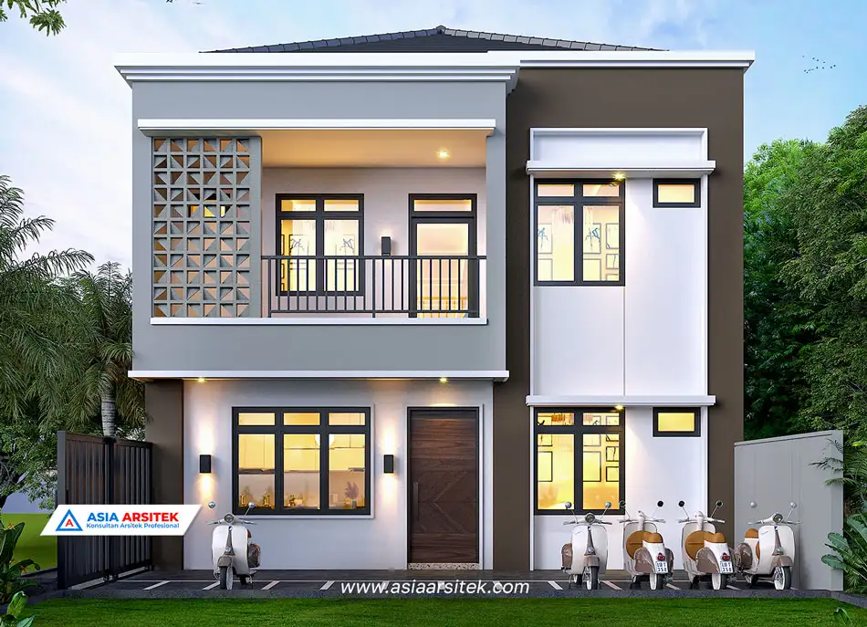 Jasa Desain Rumah Kost 2 Lantai di Kulon Progo Yogyakarta tb