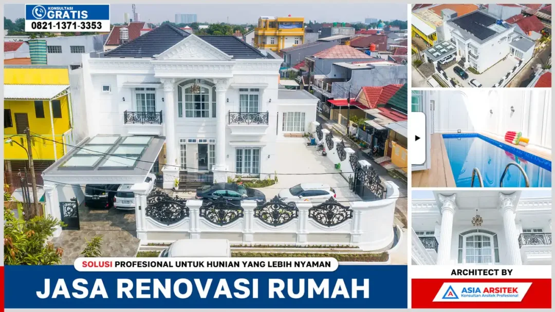 Jasa Renovasi Rumah di Bekasi – Layanan renovasi profesional untuk memperbarui tampilan dan fungsi rumah dengan hasil berkualitas dan harga terjangkau.