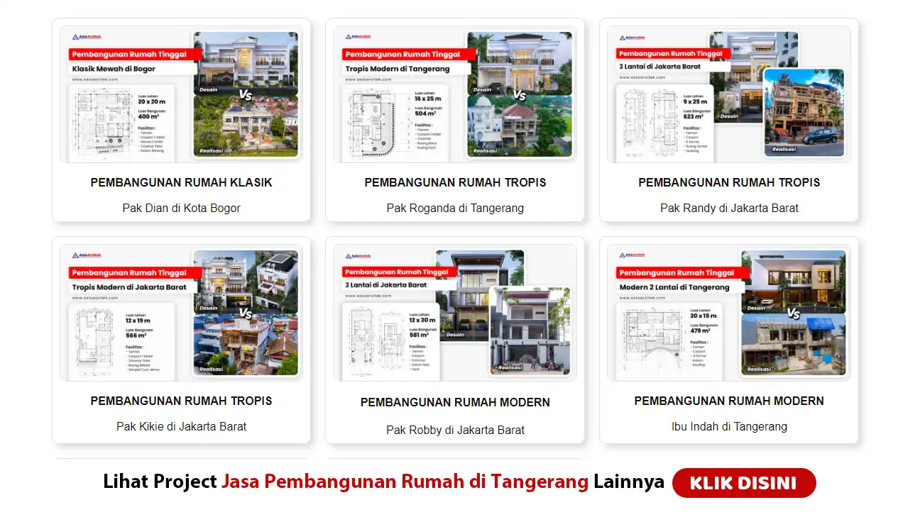 Jasa Pembangunan Rumah di Tangerang