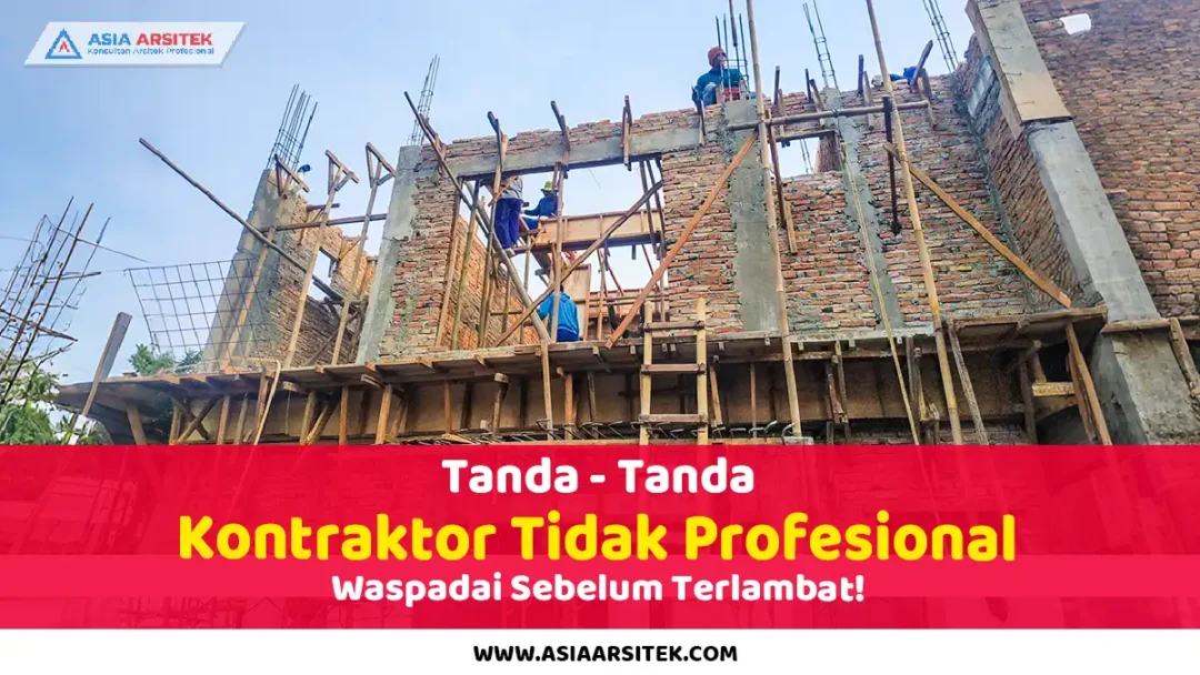 Pekerjaan bangunan terbengkalai karena kontraktor tidak profesional