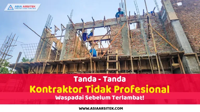 Pekerjaan bangunan terbengkalai karena kontraktor tidak profesional