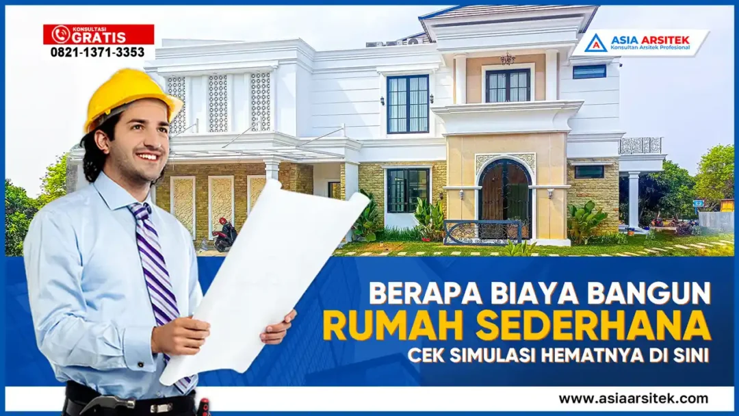 Berapa Biaya Bangun Rumah Sederhana – Gambar rumah sederhana satu lantai di lahan terbatas dengan estimasi biaya dan strategi hemat anggaran pembangunan.