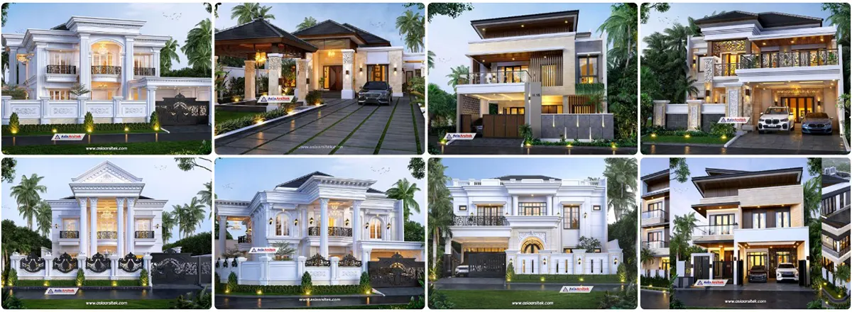 Contoh desain rumah 3D dari AsiaArsitek