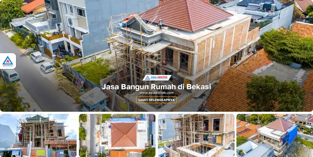 Galeri Contoh Proyek Yang di Kerjakan Jasa Bangun Rumah di Bekasi – Proyek pembangunan rumah tinggal bergaya modern oleh kontraktor berpengalaman di wilayah Bekasi dengan hasil presisi dan estetika tinggi.