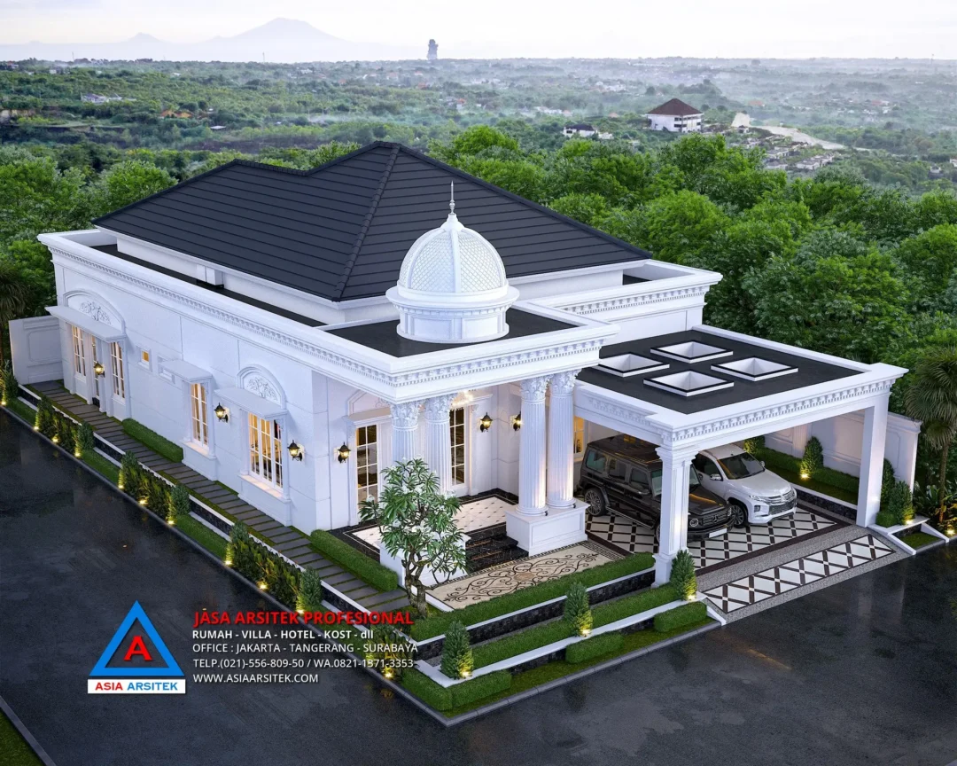 View Atas Depan Jasa Arsitek Desain Rumah Mewah Klasik 1 lantai di Ogan Ilir, jasa desain rumah Ogan Ilir, jasa arsitek rumah Ogan Ilir, jasa arsitek rumah, jasa desain rumah, jasa arsitek Ogan Ilir, jasa desain arsitek Ogan Ilir, Harga jasa desain rumah, Jasa desain Rumah gratis, Jasa Desain Rumah Terdekat, Jasa Desain Rumah dan RAB