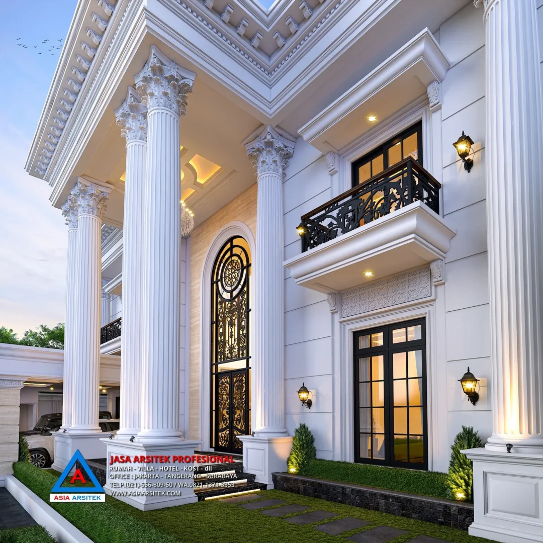 pilar rumah klasik Jasa Arsitek Desain Rumah Mewah Klasik 3 Lantai di Kelapa Dua Tangerang, jasa desain rumah, jasa arsitek rumah, jasa desain rumah tangerang, jasa arsitek tangerang, jasa arsitek rumah tangerang, jasa desain arsitek