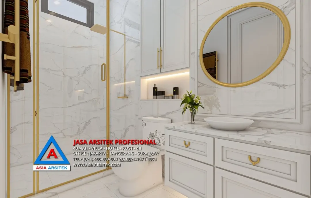 kamar mandi anak Jasa Arsitek Desain Rumah Mewah Klasik 3 Lantai di Kelapa Dua Tangerang, jasa desain rumah, jasa arsitek rumah, jasa desain interior, jasa desain rumah tangerang, jasa arsitek rumah tangerang, jasa arsitek tangerang