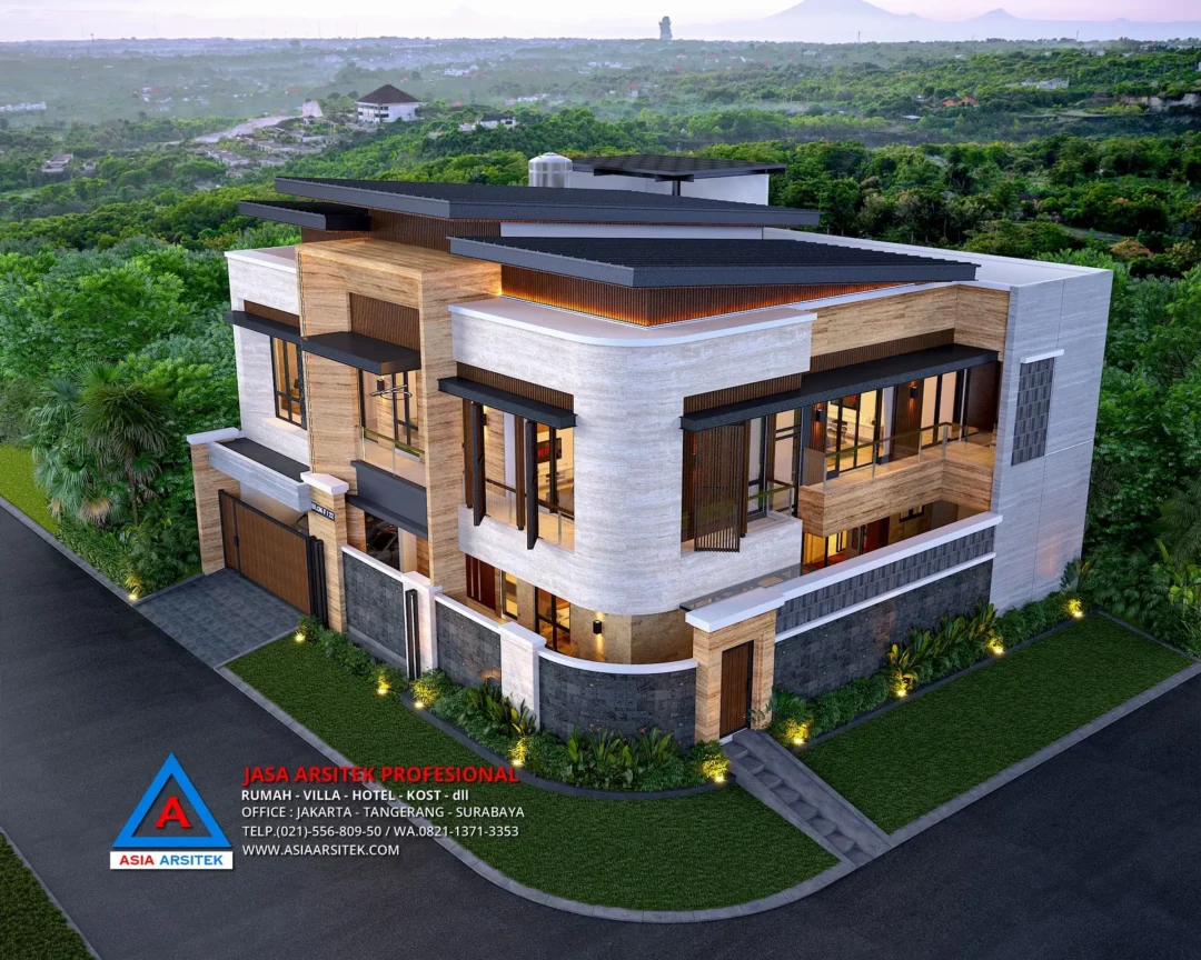 View Atas Jasa Arsitek Desain Rumah Mewah Tropis Modern 2 Lantai di Tambun Selatan Bekasi, jasa desain rumah, jasa arsitek rumah, jasa desain rumah bekasi, jasa arsitek bekasi, jasa arsitek rumah bekasi, jasa desain arsitek