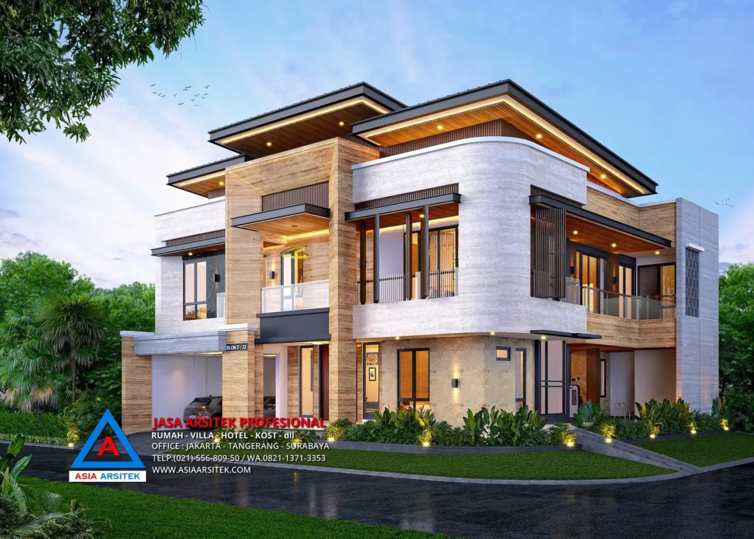 View Hook Tanpa Pagar Jasa Arsitek Desain Rumah Mewah Tropis Modern 2 Lantai di Tambun Selatan Bekasi, jasa desain rumah, jasa arsitek rumah, jasa desain rumah bekasi, jasa arsitek bekasi, jasa arsitek rumah bekasi, jasa desain arsitek