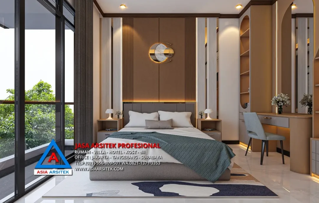 kamar anak cewe Jasa Arsitek Desain Rumah Mewah Tropis Modern 2 Lantai di Tambun Selatan Bekasi, jasa desain rumah, jasa arsitek rumah, jasa desain rumah bekasi, jasa arsitek bekasi, jasa arsitek rumah bekasi, jasa desain arsitek