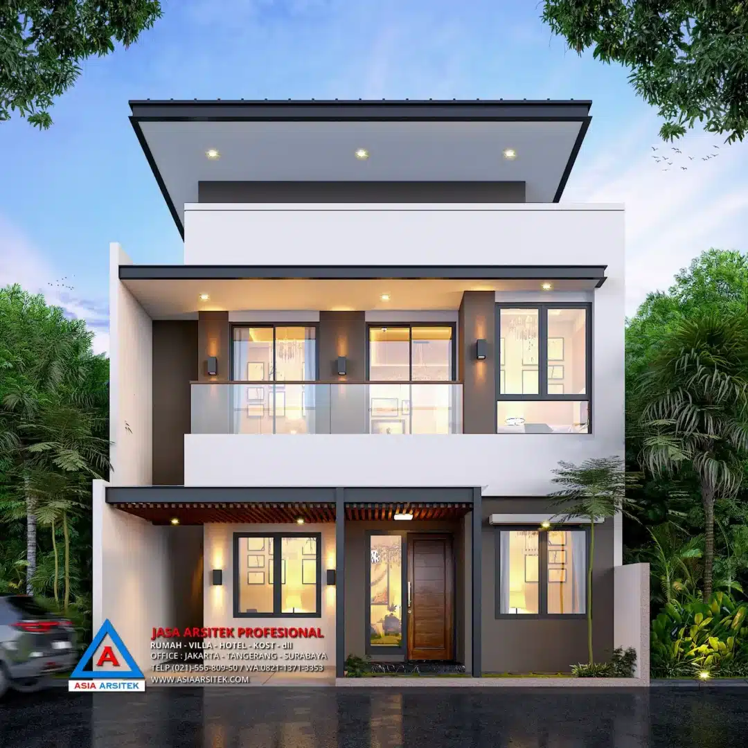 View Depan Jasa Arsitek Desain Rumah Minimalis 2 Lantai di Bekasi Barat, jasa desain rumah, jasa arsitek rumah, jasa desain rumah bekasi, jasa arsitek bekasi, jasa arsitek rumah bekasi, jasa desain arsitek