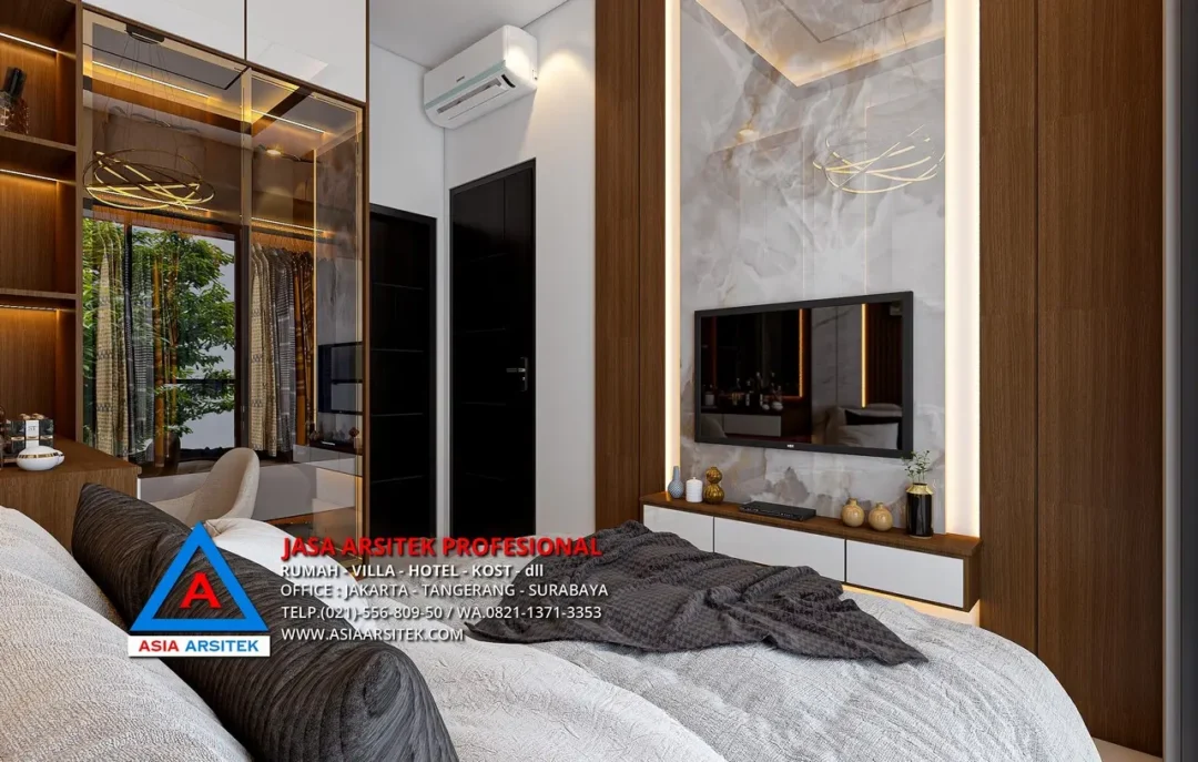 kamar utama Jasa Arsitek Desain Rumah Minimalis 2 Lantai di Bekasi Barat, jasa desain rumah, jasa arsitek rumah, jasa desain rumah bekasi, jasa arsitek bekasi, jasa arsitek rumah bekasi, jasa desain arsitek