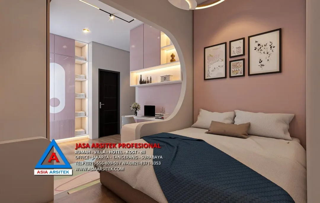 kamar tidur anak Jasa Arsitek Desain Rumah Minimalis Modern di Rawamangun Jakarta Timur, jasa desain rumah, jasa arsitek rumah, jasa desain rumah Jakarta Timur, jasa arsitek Jakarta Timur, jasa arsitek rumah Jakarta Timur, jasa desain arsitek