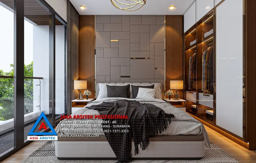 kamar utama Jasa Arsitek Desain Rumah Minimalis Modern di Rawamangun Jakarta Timur, jasa desain rumah, jasa arsitek rumah, jasa desain rumah Jakarta Timur, jasa arsitek Jakarta Timur, jasa arsitek rumah Jakarta Timur, jasa desain arsitek