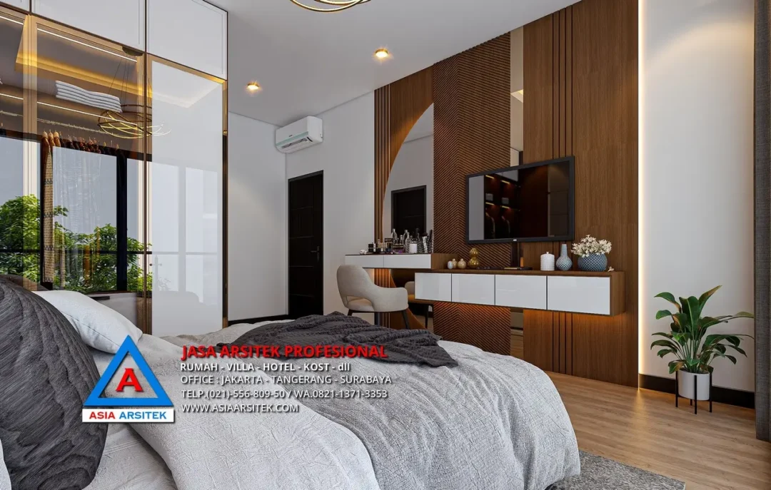 ruang tidur utama Jasa Arsitek Desain Rumah Minimalis Modern di Rawamangun Jakarta Timur, jasa desain rumah, jasa arsitek rumah, jasa desain rumah Jakarta Timur, jasa arsitek Jakarta Timur, jasa arsitek rumah Jakarta Timur, jasa desain arsitek