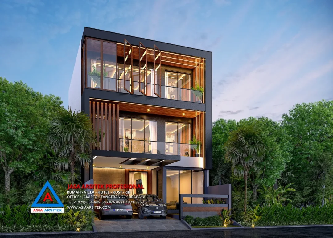 fasad rumah Jasa Arsitek Desain Rumah Modern 3 Lantai di Pekanbaru Riau, jasa desain rumah, jasa arsitek rumah, jasa desain rumah Pekanbaru, jasa arsitek Pekanbaru, jasa arsitek rumah Pekanbaru, jasa desain arsitek