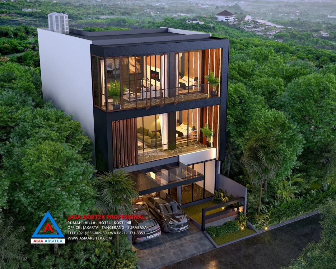 view atas Jasa Arsitek Desain Rumah Modern 3 Lantai di Pekanbaru Riau, jasa desain rumah, jasa arsitek rumah, jasa desain rumah Pekanbaru, jasa arsitek Pekanbaru, jasa arsitek rumah Pekanbaru, jasa desain arsitek
