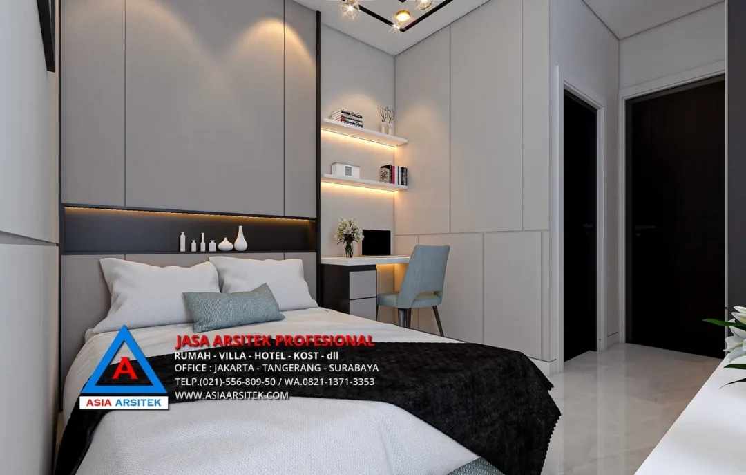 kamar anak Jasa Arsitek Desain Rumah Modern 3 Lantai di Pekanbaru Riau, jasa desain rumah, jasa arsitek rumah, jasa desain interior, jasa desain rumah Pekanbaru, jasa arsitek rumah Pekanbaru, jasa arsitek Pekanbaru 