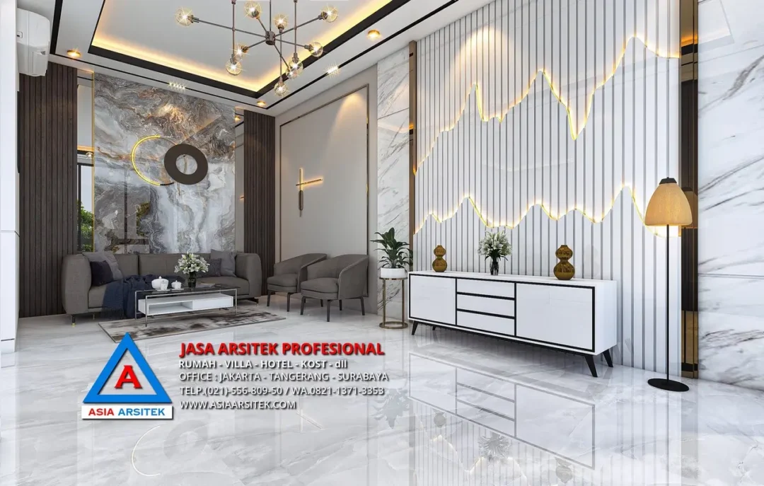 ruang bersama Jasa Arsitek Desain Rumah Modern 3 Lantai di Pekanbaru Riau, jasa desain rumah, jasa arsitek rumah, jasa desain interior, jasa desain rumah Pekanbaru, jasa arsitek rumah Pekanbaru, jasa arsitek Pekanbaru 