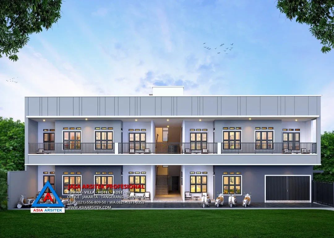 tampak samping Jasa Desain Rumah Kost Kontrakan 2 Lantai di Kebon Jeruk Jakarta Barat, jasa desain rumah kost jakarta barat, jasa desain rumah kost, contoh desain kos kosan, contoh desain kos kosan minimalis, contoh desain kos kosan sederhana, contoh desain rumah kost, contoh desain rumah kost 2 lantai, desain bangunan kost minimalis, asia arsitek jasa arsitek desain rumah villa kost hotel, arsitek rumah kost,