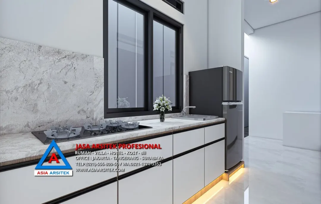 ruang dapur Jasa Desain Rumah Kost Kontrakan 2 Lantai di Kebon Jeruk Jakarta Barat, jasa desain rumah kost jakarta barat, jasa desain rumah kost, contoh desain kos kosan, contoh desain kos kosan minimalis, contoh desain kos kosan sederhana, contoh desain rumah kost, contoh desain rumah kost 2 lantai, desain bangunan kost minimalis, asia arsitek jasa arsitek desain rumah villa kost hotel, arsitek rumah kost,