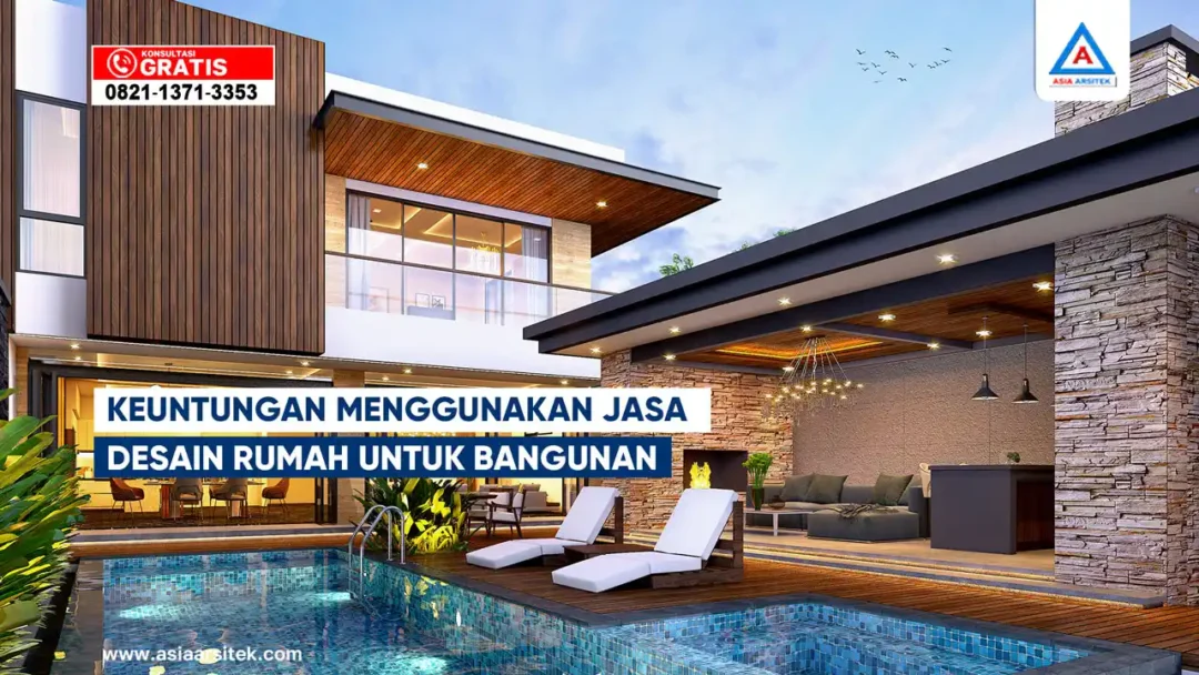 Keuntungan Menggunakan Jasa Desain Rumah Untuk Bangunan – Ilustrasi proses desain arsitektur dengan gambar kerja profesional, visualisasi 3D, dan solusi efisien untuk bangunan rumah yang optimal.