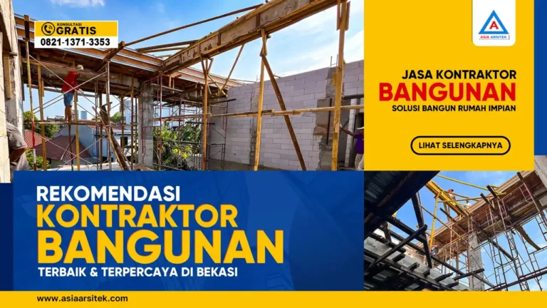Rekomendasi Kontraktor Bangunan Terbaik di Bekasi – Ilustrasi proyek pembangunan oleh tim profesional dengan kualitas terjamin, layanan lengkap, dan reputasi terpercaya di wilayah Bekasi.