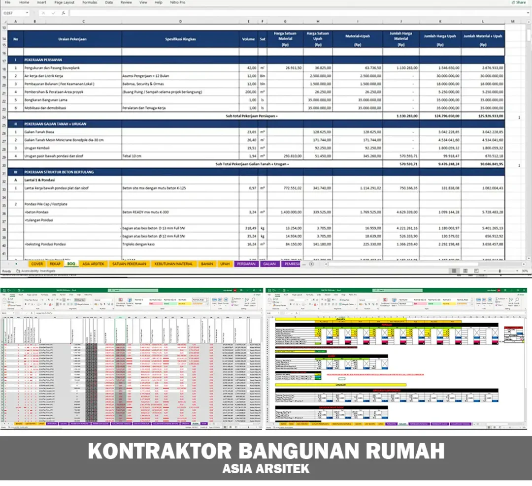 bangun rumah dari nol
