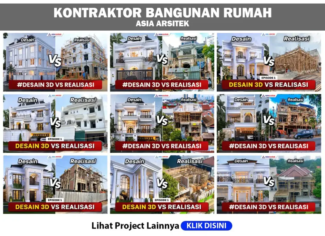 bangun rumah klasik modern