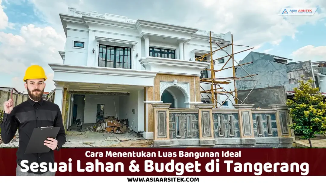 luas bangunan ideal Tangerang