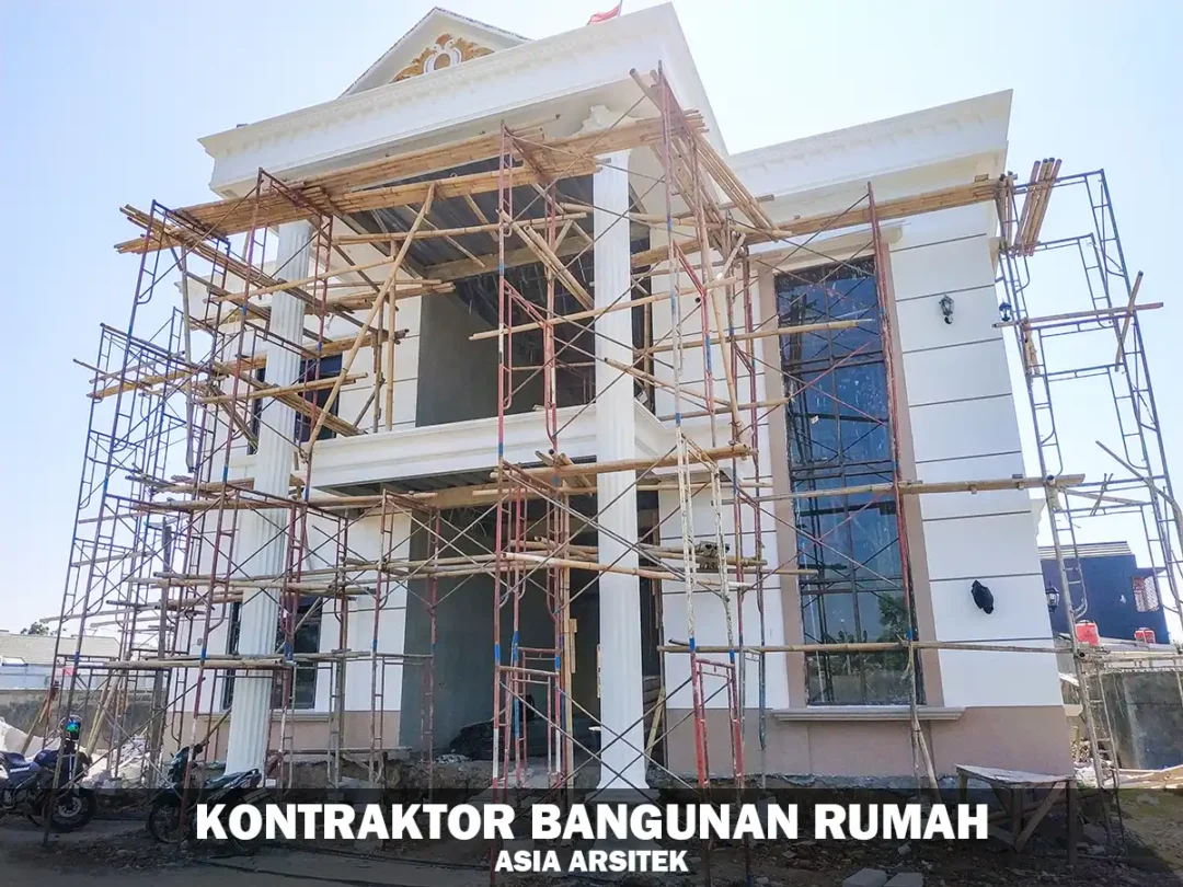 bangun rumah klasik modern