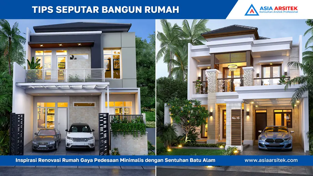 Inspirasi Renovasi Rumah Gaya Pedesaan Minimalis dengan Sentuhan Batu Alam, jasa kontraktor rumah, jasa kontraktor bangunan, jasa bangun rumah, jasa renovasi rumah, kontraktor rumah, kontraktor bangunan, kontraktor depok, jasa kontraktor bangunan depok, jasa bangun rumah depok, jasa renovasi rumah depok, jasa arsitek rumah, jasa desain rumah, Bekasi, Tangerang