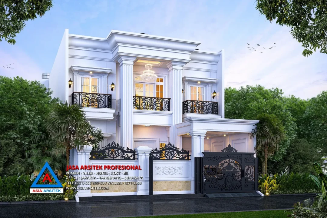 Jasa Arsitek Desain Rumah Klasik 2 Lantai di Kebon Jeruk Jakarta Barat, jasa desain rumah, jasa arsitek rumah, jasa desain interior, jasa desain rumah Jakarta Barat, jasa arsitek rumah Jakarta Barat, jasa arsitek Jakarta Barat