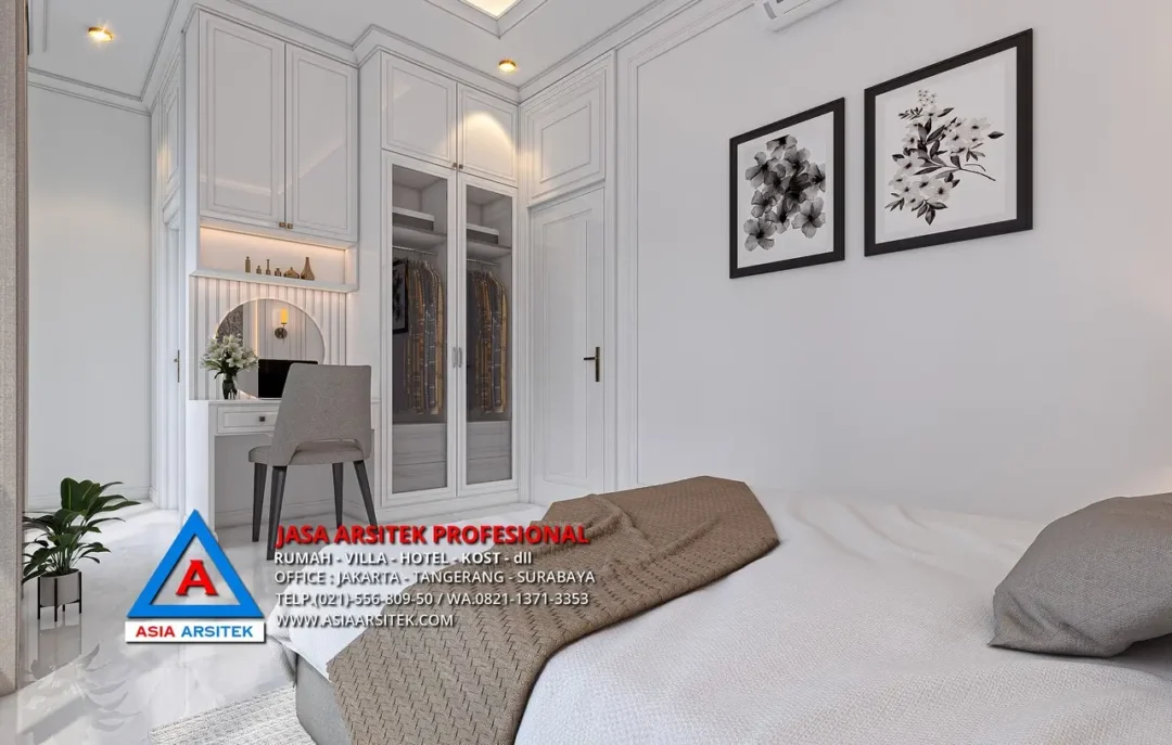 kamar tidur anak Jasa Arsitek Desain Rumah Minimalis 3 Lantai di Gading Serpong Tangerang, jasa desain rumah, jasa arsitek rumah, jasa desain interior, jasa desain rumah Jakarta Barat, jasa arsitek rumah Jakarta Barat, jasa arsitek Jakarta Barat