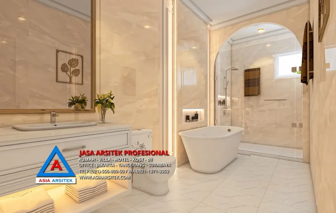 kamar mandi Jasa Arsitek Desain Rumah Minimalis 3 Lantai di Gading Serpong Tangerang, jasa desain rumah, jasa arsitek rumah, jasa desain interior, jasa desain rumah Jakarta Barat, jasa arsitek rumah Jakarta Barat, jasa arsitek Jakarta Barat