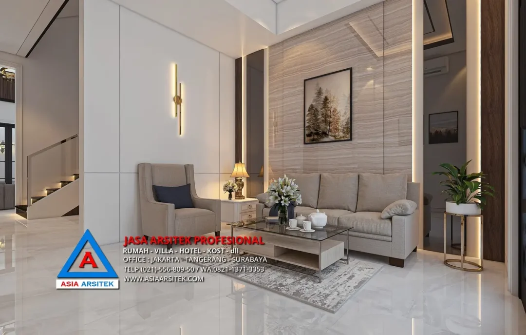 ruang duduk Jasa Arsitek Desain Rumah Tropis 3 Lantai di Sunter Jakarta Utara, jasa desain rumah, jasa arsitek rumah, jasa desain interior, jasa desain rumah Sunter Jakarta Utara, jasa arsitek rumah Sunter Jakarta Utara, jasa arsitek Sunter Jakarta Utara