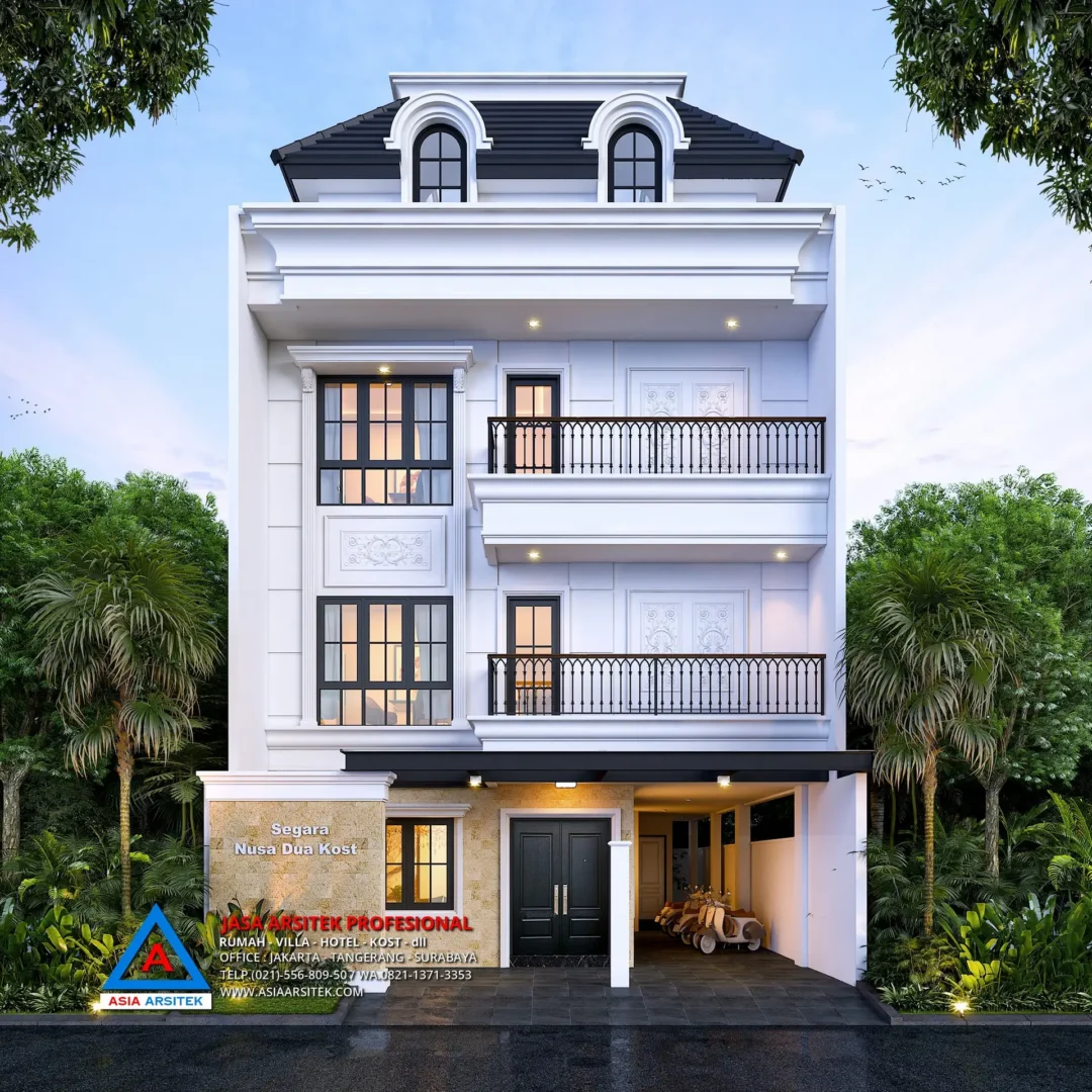 view depan tanpa pagar Jasa Desain Rumah Kost 3 Lantai di Nusa Dua Bali, jasa desain rumah kost bali, jasa desain rumah kost, contoh desain kos kosan, contoh desain kos kosan minimalis, contoh desain kos kosan sederhana, contoh desain rumah kost, contoh desain rumah kost 2 lantai, desain bangunan kost minimalis, asia arsitek jasa arsitek desain rumah villa kost hotel, arsitek rumah kost,