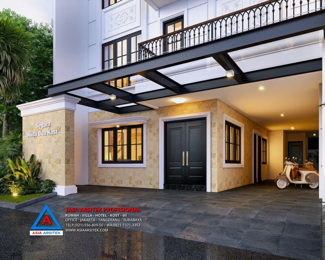 teras depan Jasa Desain Rumah Kost 3 Lantai di Nusa Dua Bali, jasa desain rumah kost bali, jasa desain rumah kost, contoh desain kos kosan, contoh desain kos kosan minimalis, contoh desain kos kosan sederhana, contoh desain rumah kost, contoh desain rumah kost 2 lantai, desain bangunan kost minimalis, asia arsitek jasa arsitek desain rumah villa kost hotel, arsitek rumah kost,
