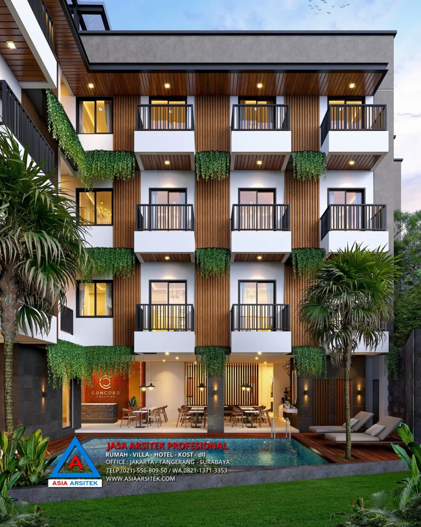 backyard Jasa Desain Rumah Kost Kostel 4 Lantai di Bali, jasa desain rumah kost, contoh desain kos kosan, contoh desain kos kosan minimalis, contoh desain kos kosan sederhana, contoh desain rumah kost, contoh desain rumah kost 2 lantai, desain bangunan kost minimalis, asia arsitek jasa arsitek desain rumah villa kost hotel, arsitek rumah kost