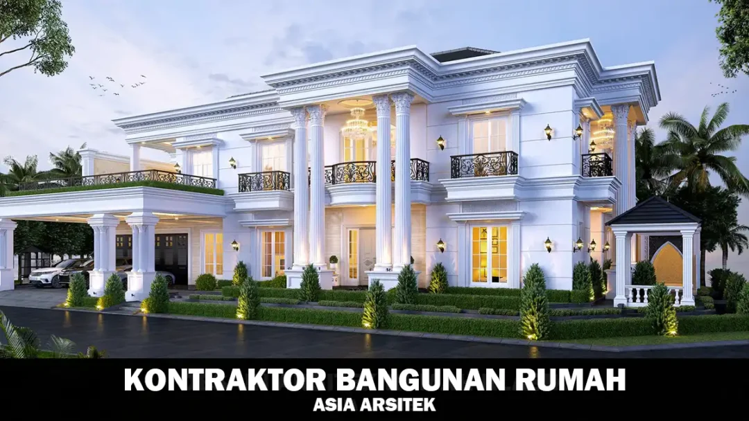 desain rumah mewah 2 lantai