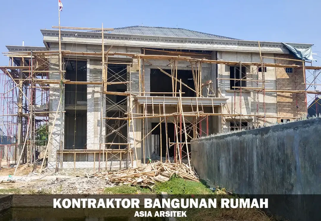 bangun rumah klasik modern